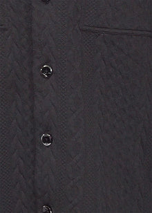 Load image into Gallery viewer, Lanzino Button-Down Shirt/Jacket # LSL795 Black
