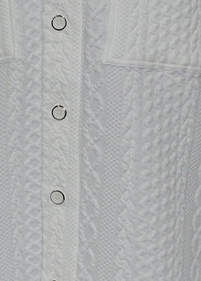 Load image into Gallery viewer, Lanzino Button-Down Shirt/Jacket # LSL795 Off-Whie
