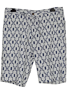 Load image into Gallery viewer, Lanzino Linen Shirt/Shorts Set # 3081 Navy
