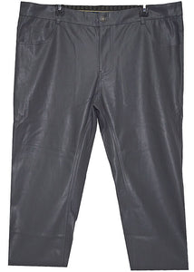 Lanzino Faux Leather Pants # CPS132 Grey