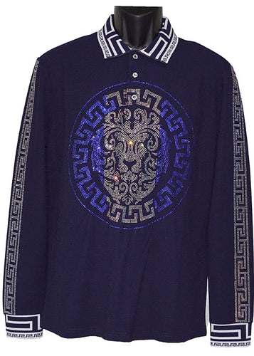 Lanzino Shirt # LP283 Navy