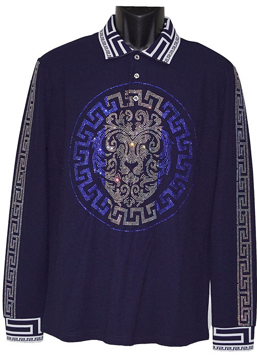 Lanzino Shirt # LP283 Navy