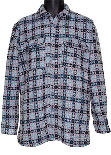 Load image into Gallery viewer, Lanzino Shirt/Jacket # LSL756 Blue
