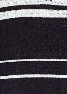 Load image into Gallery viewer, Lanzino Linen Blend Polo Shirt # SP054 Black
