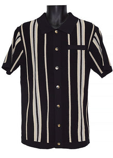 Load image into Gallery viewer, Lanzino Linen Blend Shirt # SP063 Black
