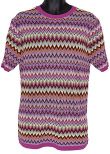 Load image into Gallery viewer, Lanzino Linen Blend T-Shirt # SP071 Violet
