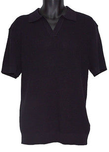 Load image into Gallery viewer, Lanzino Linen Blend Shirt # SP075 Black
