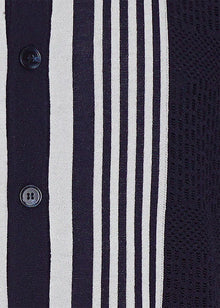 Load image into Gallery viewer, Lanzino Linen Blend Shirt # SP081 Navy
