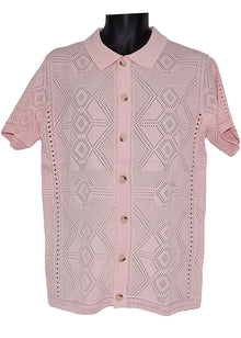 Load image into Gallery viewer, Lanzino Linen Blend Shirt # SP85 Pink
