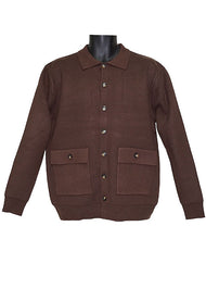 Lanzino Sweater/Jacket # SW178 Brown