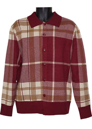 Lanzino Sweater # SW094 Burgundy