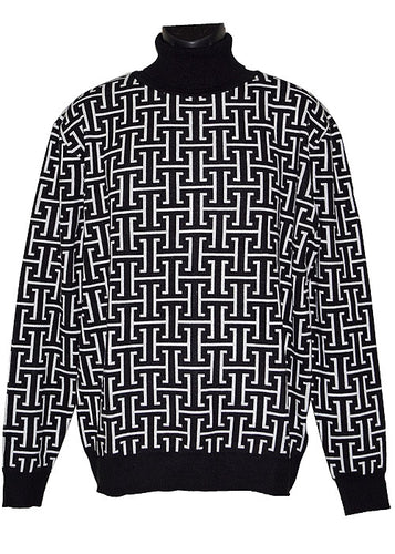 Lanzino Sweater # LP290 Black/White