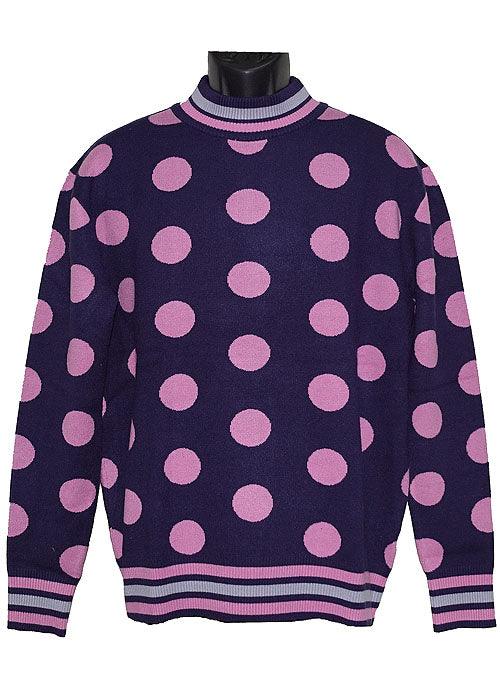 Lanzino Sweater # SW049 Navy - Alligator World
