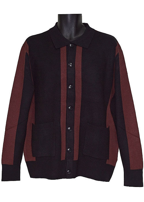 Lanzino Sweater # LP96 Black/Brown