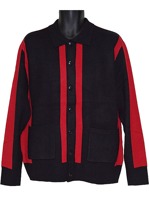 Lanzino Sweater # LP96 Black/Red