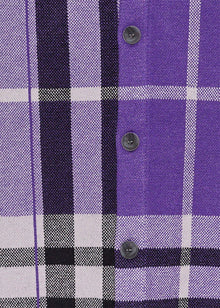 Load image into Gallery viewer, Lanzino Button-Down Sweater/Jacket # SW094 Eggplant

