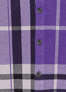 Lanzino Button-Down Sweater/Jacket # SW146 Eggplant