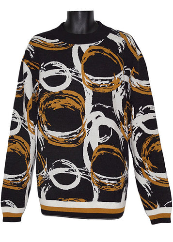 Lanzino Crewneck Sweater # SW122 Black