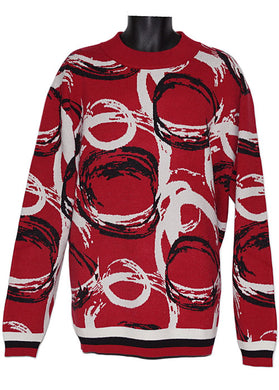 Lanzino Crewneck Sweater # SW122 Coral