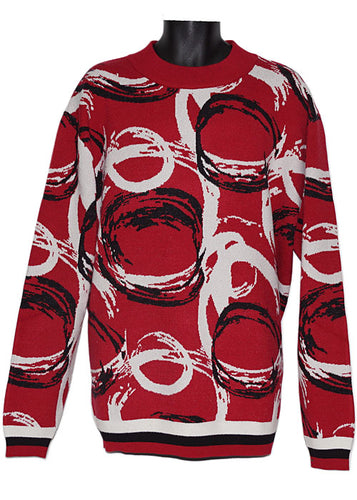 Lanzino Crewneck Sweater # SW122 Coral