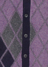Load image into Gallery viewer, Lanzino Button-Down Sweater/Jacket # SW150 Purple
