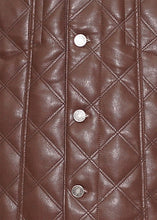 Load image into Gallery viewer, Lanzino Faux Leather Jacket # JK144 Brown
