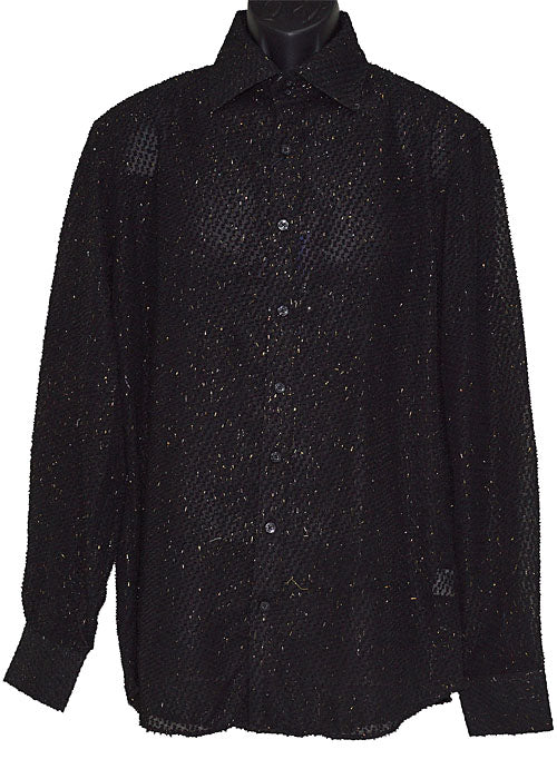 Lanzino Shirt # LS1702 Black