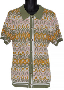 Load image into Gallery viewer, Lanzino Linen Blend Shirt # SP083 Olive
