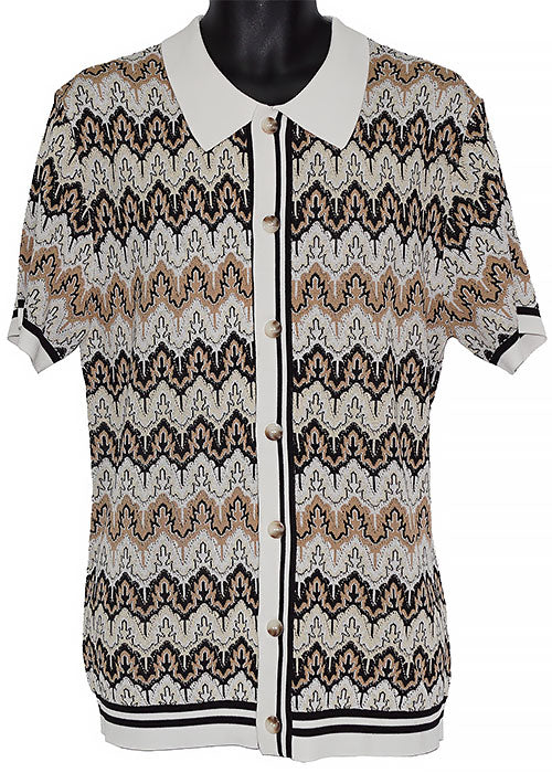 Lanzino Linen Blend Shirt # SP083 White