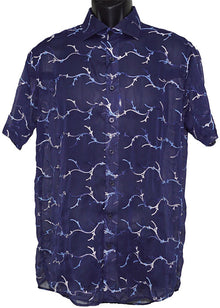 Load image into Gallery viewer, Lanzino Shirt # SSL039 Navy
