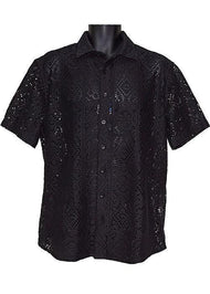 Lanzino Shirt # SSL094 Black - Alligator World