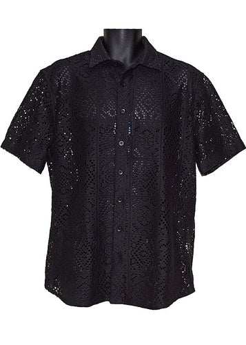 Lanzino Shirt # SSL094 Black