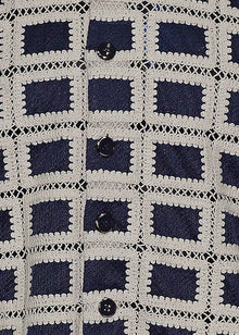 Load image into Gallery viewer, Lanzino Linen Shirt # SSL109 Navy
