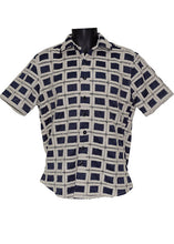 Load image into Gallery viewer, Lanzino Linen Shirt # SSL109 Navy
