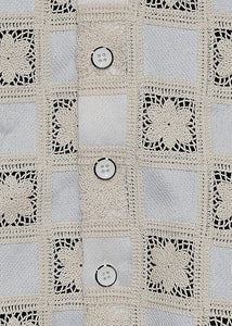 Lanzino Linen Shirt # SSL111 White