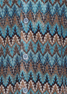 Load image into Gallery viewer, Lanzino Linen Blend Shirt # SSL124 Teal Combo
