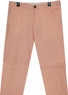 Load image into Gallery viewer, Lanzino Linen Shirt/Pants Set # SSL137 Salmon
