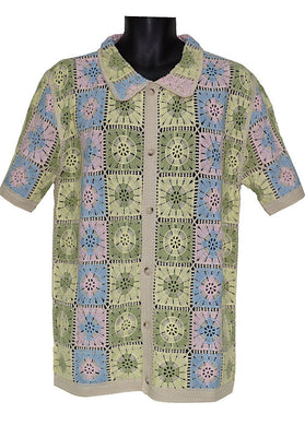 Lanzino Linen Shirt # SSL178 Sage