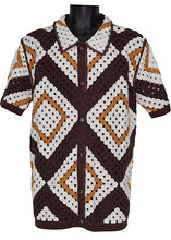 Load image into Gallery viewer, Lanzino Linen Shirt # SSL182 Brown
