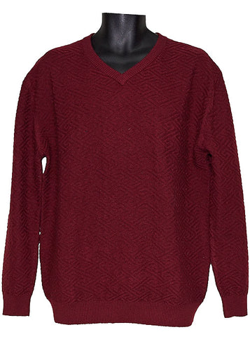 Lanzino Sweater # LP121 Burgundy