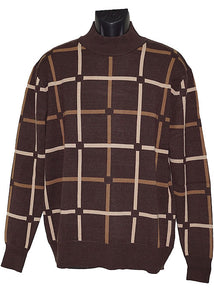 Lanzino Sweater # SW073 Brown