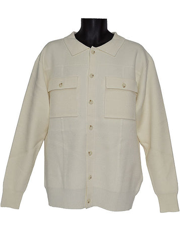 Lanzino Sweater/Jacket # SW077 Cream (White)
