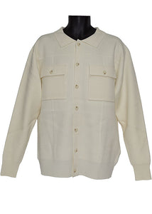 Lanzino Sweater/Jacket # SW077 Cream (White)