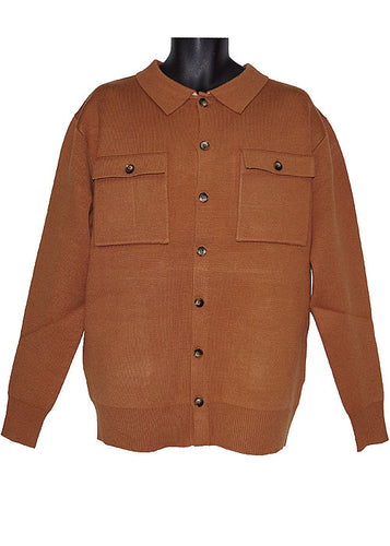 Lanzino Sweater/Jacket # SW078 Tan