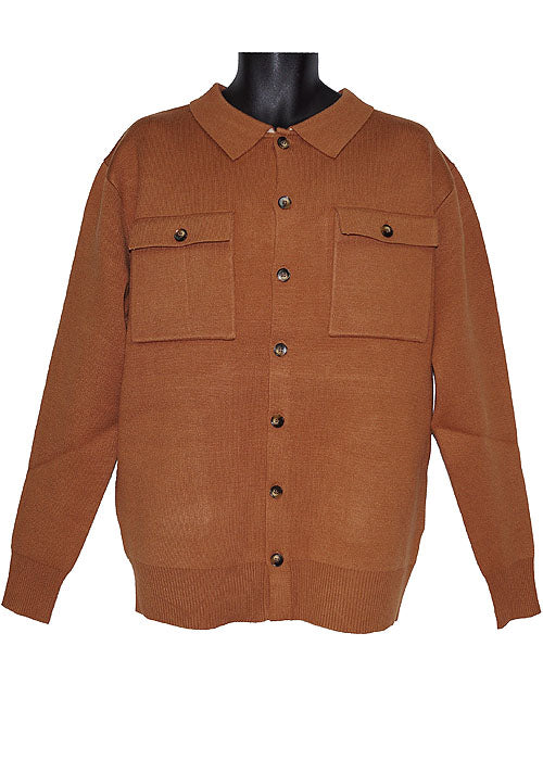 Lanzino Sweater/Jacket # SW078 Tan