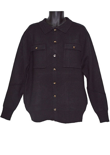 Lanzino Sweater/Jacket # SW078 Black