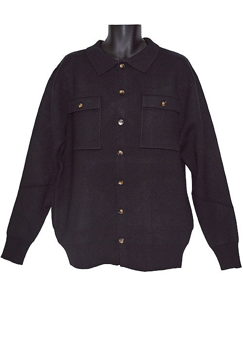 Lanzino Sweater/Jacket # SW078 Black