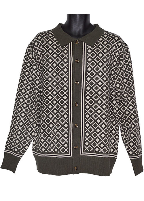 Lanzino Sweater/Jacket # SW097 Olive