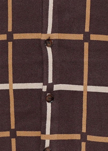 Lanzino Sweater/Jacket # SW098 Brown