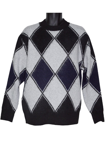 Lanzino Crewneck Sweater # SW149 Black Combo